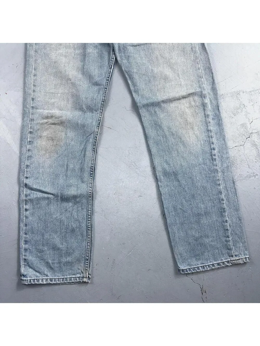 Levis 501 Vintage Y2K XX Straight Leg Jeans Blue Light Wash 34x34 Act 32x31